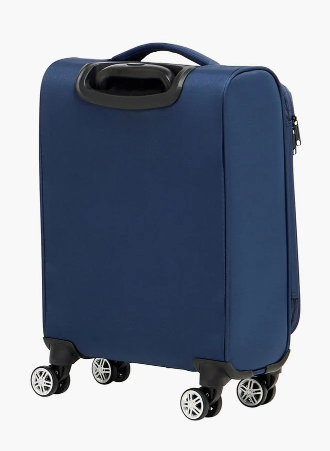 Wave NAVY Solid Softcase Trolley Bag With Retractable Handle  | Best Price UAE