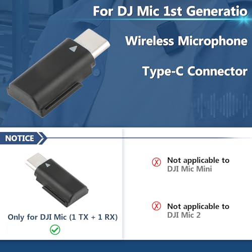 HBIHGHHONG for DJI MIC Adapter Type-C Phone Wireless Microphone Receiver for Mic Type-C Adapter Phone Tablet USB Mic Accessories - Image 2