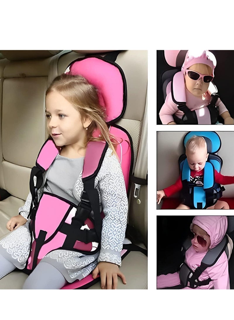 Gonice - Child Safety Seat Simple Car Portable Seat Belt, Foldable Car Seat Booster Seat for Car Protection - Image 1