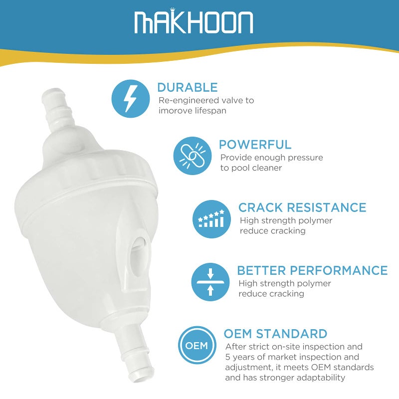 MAKHOON [Upgraded] Pool Cleaner Feed Hose Replacement for Zodiac Polaris 280 380 180 3900 Pool Cleaner Feed Hose G5(Not Compatible with Polaris 360) - Image 2