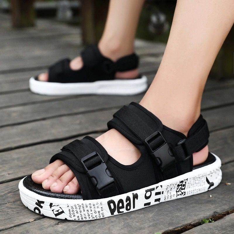 Sandals Men'S Summer Dual-Purpose Vietnamese Outer Wear Beach Trendy Shoes Large Size Sports And Leisure Men'S Sandals And Slippers - Image 1