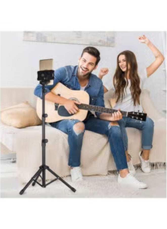 ELTRAZONE "ELTRAZONE Adjustable Floor Stand for Mobile Phones and Tablets – Universal Tripod for 4.7" to 12.9" Devices" - Image 2