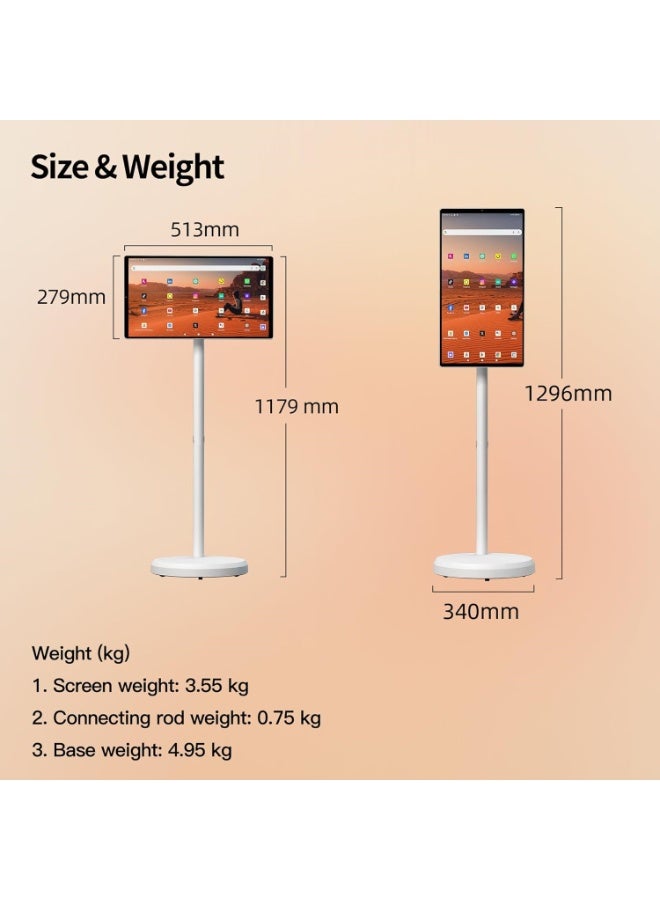 21-Inch Standing Touch Screen Monitor – Full HD Display, Multi-Touch, Adjustable Stand, HDMI & USB Connectivity – Ideal for POS, Retail, Office, and Home Use - Image 4