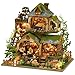 ISSEVE DIY Miniature House Kit Tiny House Dollhouse Kit for Adults Mini House Building Kits Miniature Kit Adult Craft Diorama Kit Home Bookshelf Decoration Gifts for Birthday Forest Adventure - Image 2