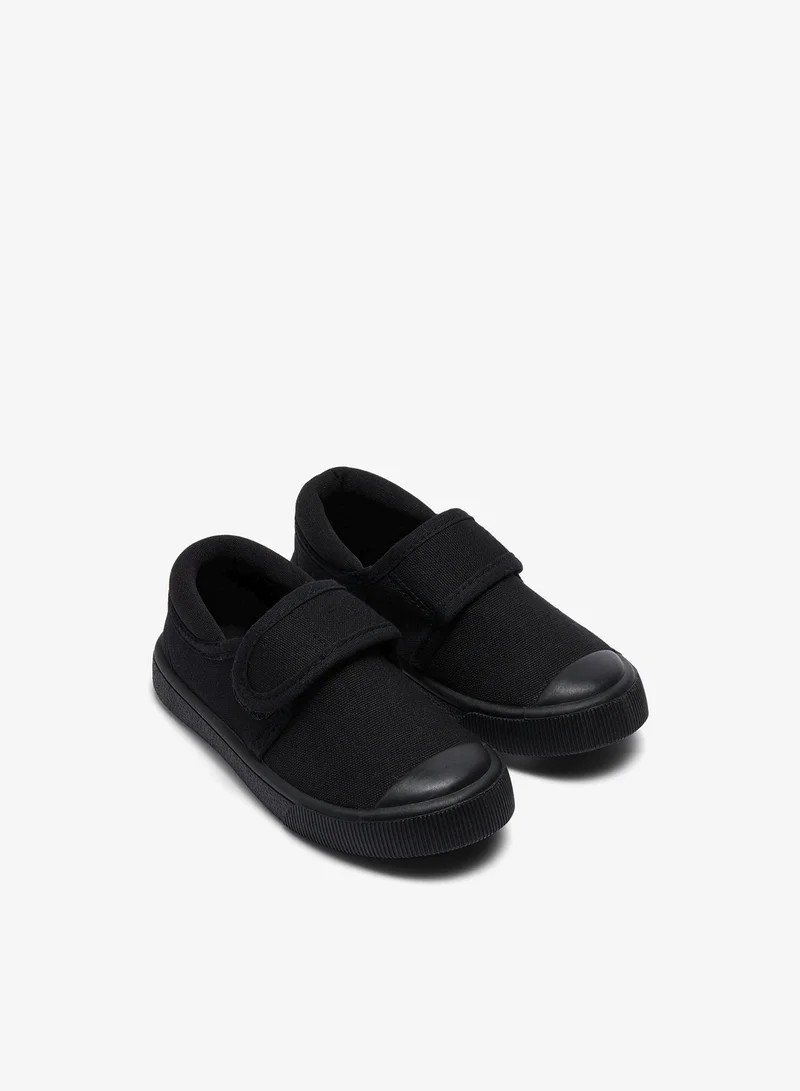 ماتلان أحذية أطفال سوداء بشريط لاصق