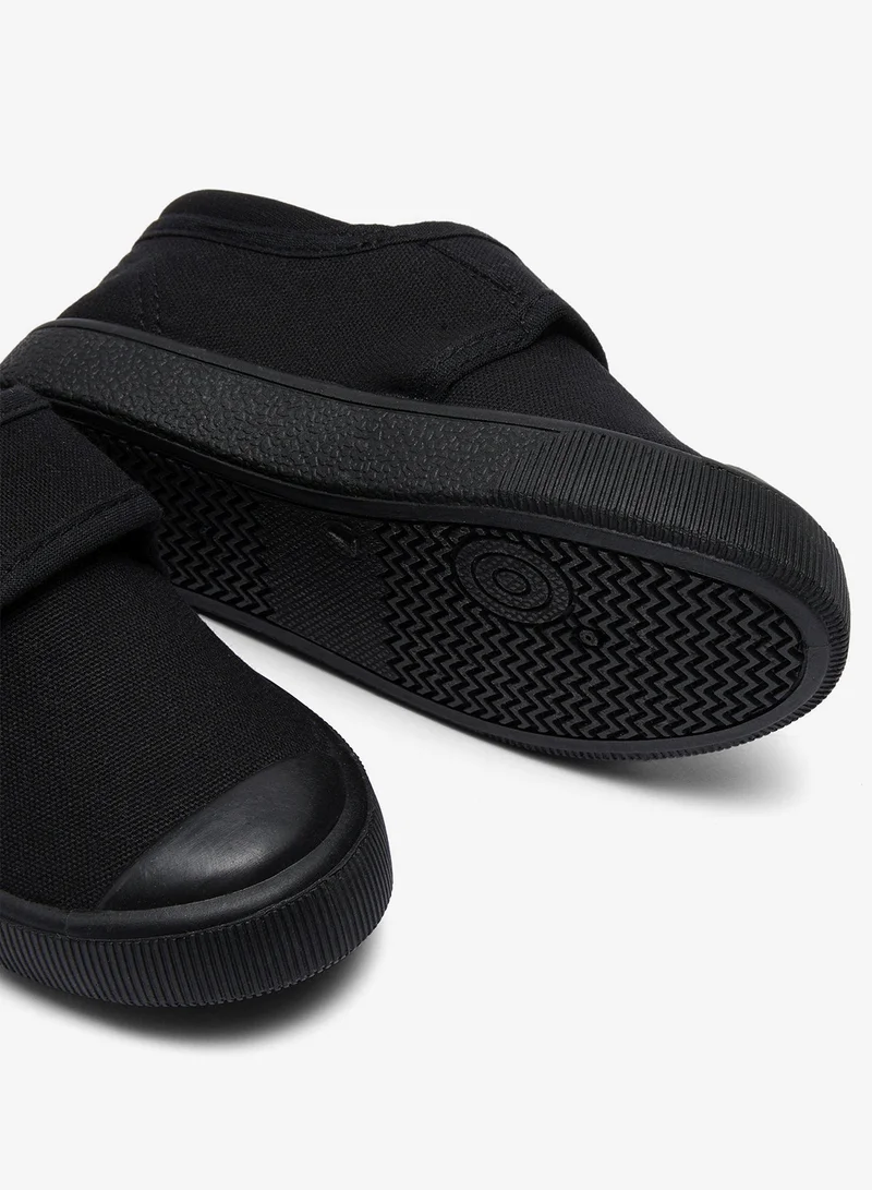 ماتلان أحذية أطفال سوداء بشريط لاصق