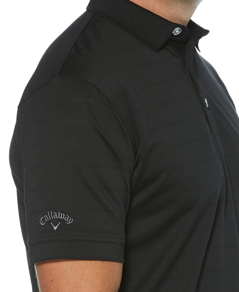 Callaway Men's Short Sleeve Opti-Dri Performance Golf Polo Shirt, Stretch, Moisture-Wicking (Available in Big & Tall), Black, Large - Image 3