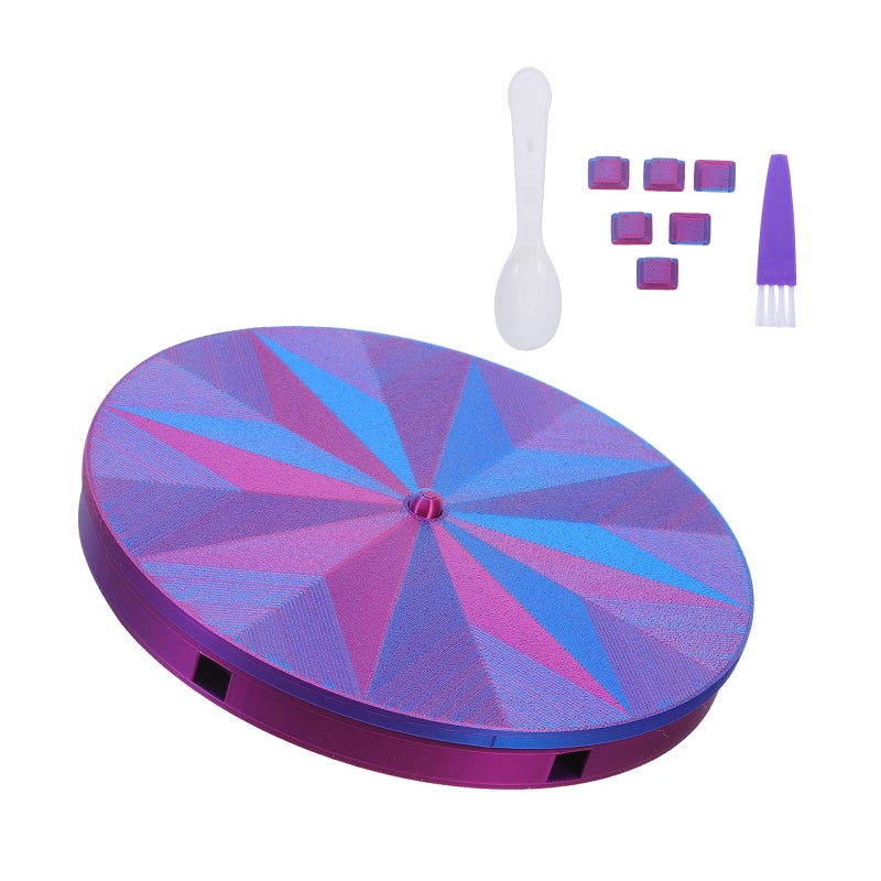 1 Set Rhinestone Painting Tray With Lid: Rhinestone Art Tools - Painting Brush Accessories - Bead Organizer Diy Craft Supplies - Image 5