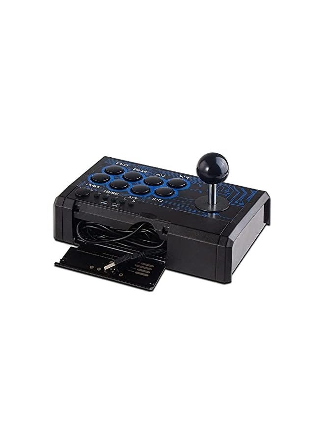 IAF Arcade Fight Stick, 7 In 1 Arcade Game Fighting Joystick With Usb Port, Plug And Play, Compatible With Ps4 Ps3 Xbox One Xbox360 Pc Switch Android Games - Image 3