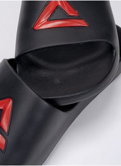 بيك Men's Slides- Black/Red  - Image 5