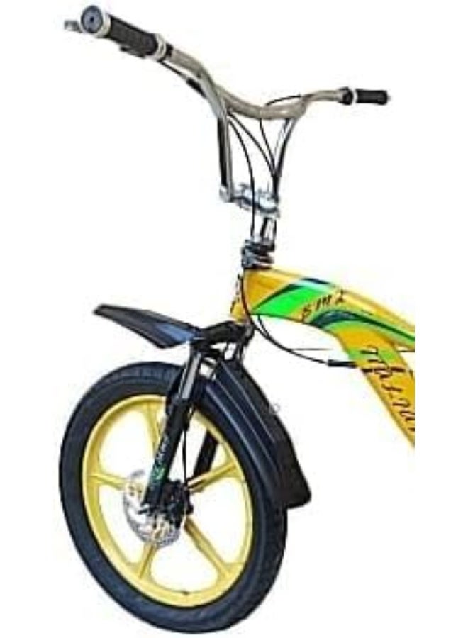 مقود للدراجة الهوائية. مقود عجلة معدن للدراجة النيجر ودراجات الاطفال العريضة طول 63 سم ارتفاع 18 سم - Image 4