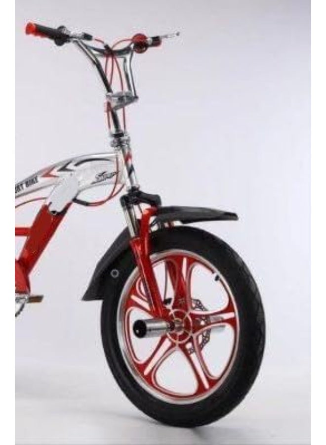 مقود للدراجة الهوائية. مقود عجلة معدن للدراجة النيجر ودراجات الاطفال العريضة طول 63 سم ارتفاع 18 سم - Image 3