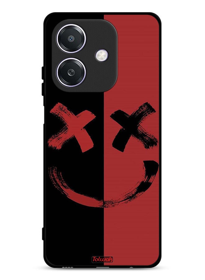 Tolwak Oppo A3 5G Protective Case Cover Marshmallow Art Pattern - Image 1