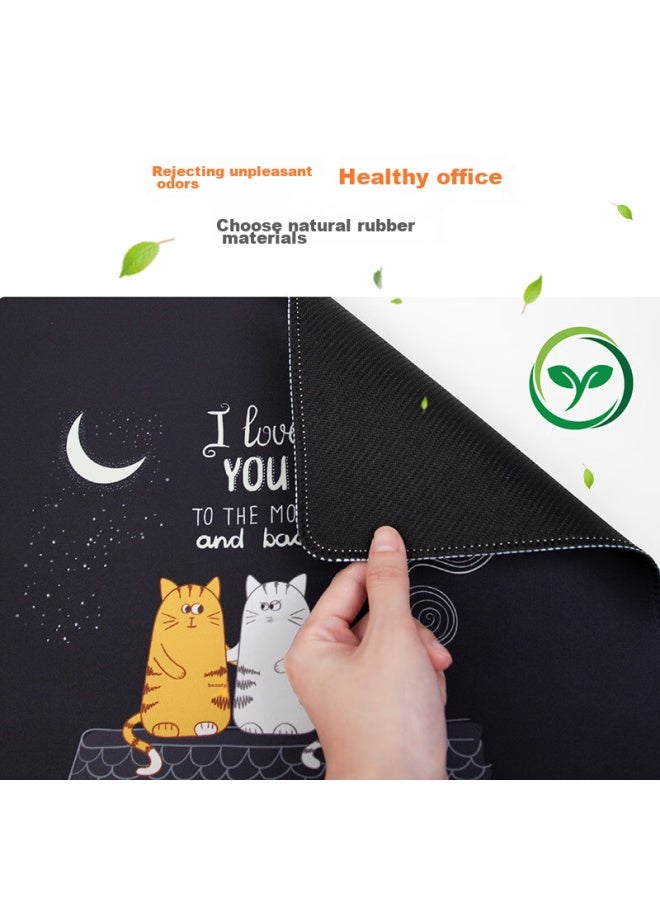 Exco 900x400 Xingqing Mouse Pad, Large Desk Mat, Laptop Pad, Office And Gaming Keyboard Pad, Large Mouse Mat With Locking Edge, E-sports Extra Large Computer Mat 7000 - Image 2