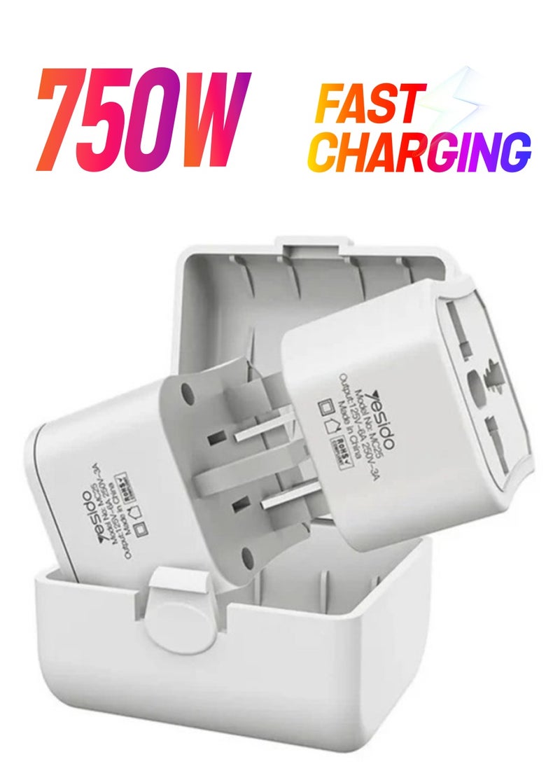 YESIDO MC25 750W Universal Power Adapter - Image 1