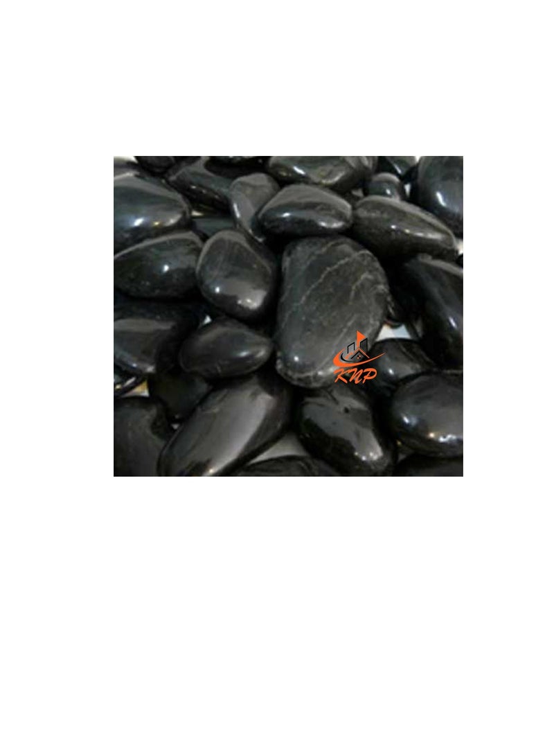 كنب حصى سوداء مصقولة عالية 3-5 سم - Image 2