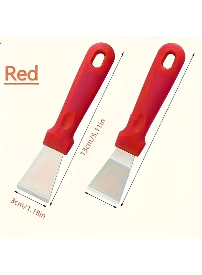 2pcs Stainless Steel Scraper Set Black Multi Purpose Cleaning Shovels for Home - Image 4