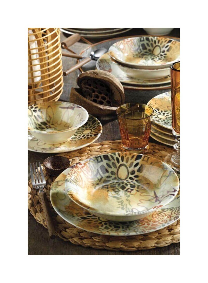 Kutahya Porcelain 24 Piece Dinner Set Nano Ceram 013 Pattern - Image 2