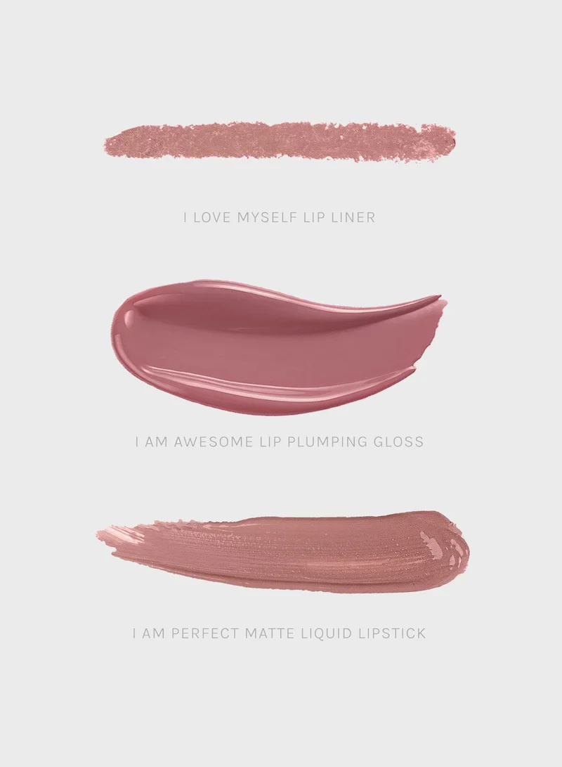 RealHer Deep Nude Lip Kit - I Am Awesome