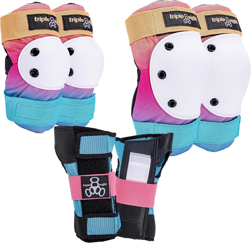 Triple Eight Saver Series Protective Pad Set - Knee, Elbow, and Wrist Guards - Image 1