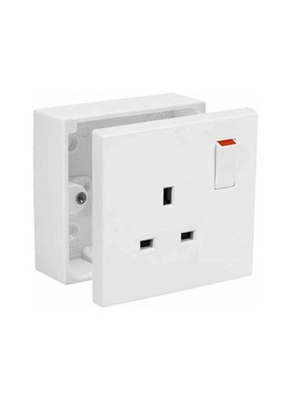 Electric Standard Switch Socket White Range 13A 220V Type G 1G Single Pole - pzsku/Z196CB4B5D31804AFD41DZ/45/_/1651128745/3c4b852a-ce0c-4f74-812e-ca1c0a59aa56