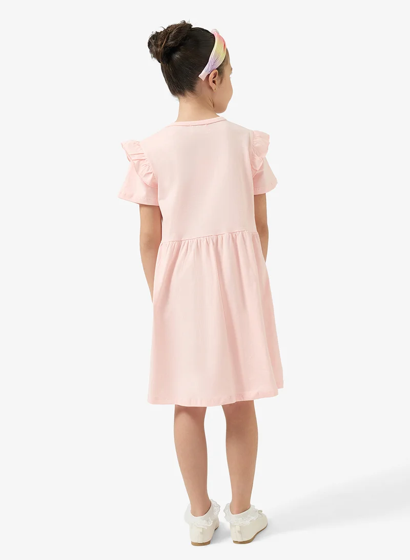 Pinata Rainbow Unicorn Print Summer Dress