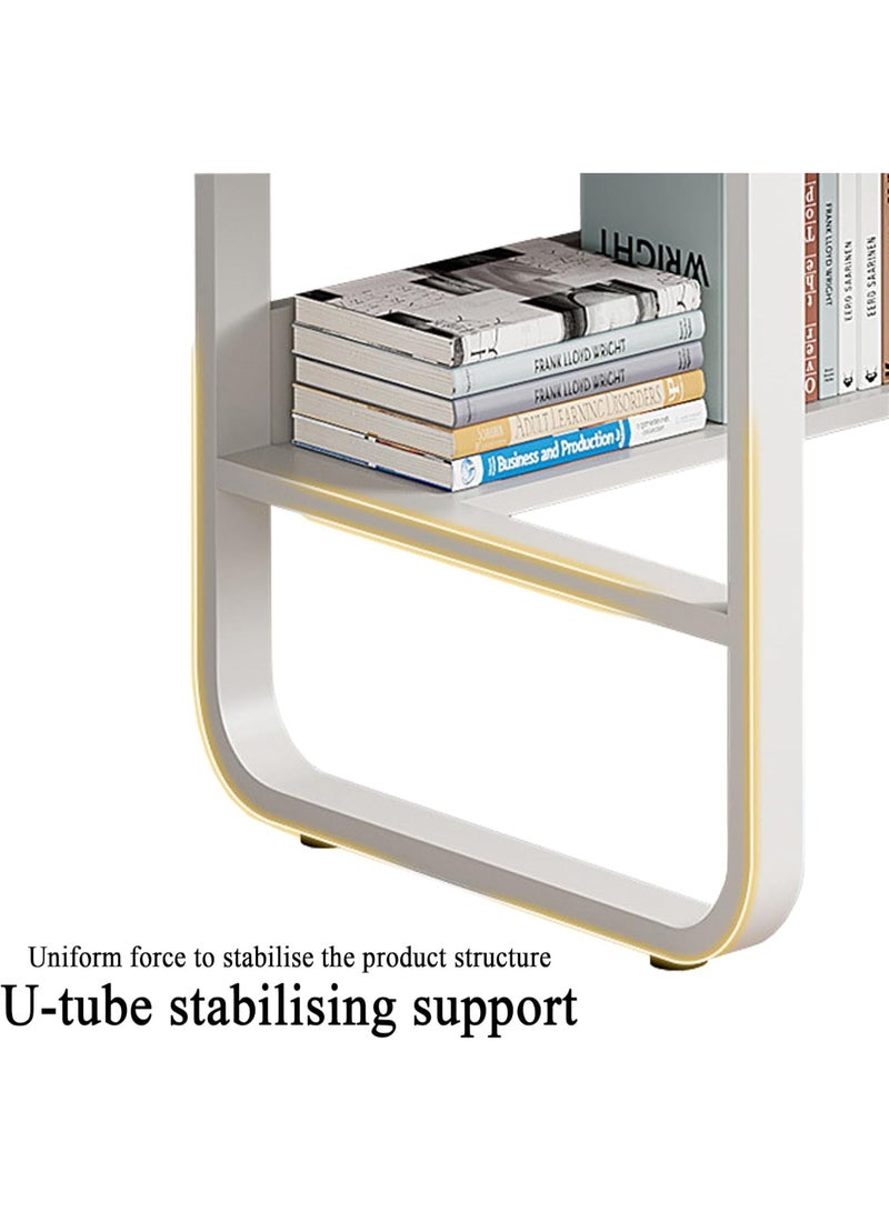 AIWANTO Modern Home Office Computer Desk – 120×147×50cm Study Table with 3 Storage Shelves & 3 Large Drawers, Multifunctional Laptop Workstation with Sturdy Design - Image 4