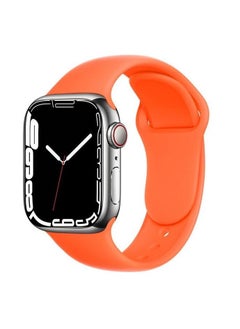 Apple Watch Band 45mm 44mm 42mm Soft Silicone Sport Band Replacement Wrist Strap Compatible for iWatch Apple Watch Series 7/SE/6/5/4/3/2/1,Nike+,Sport,Edition