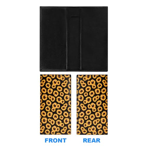 CASMONAL Premium Leather Checkbook Cover for Men and Women Checkbook Holder Wallet RFID Blocking - Image 3