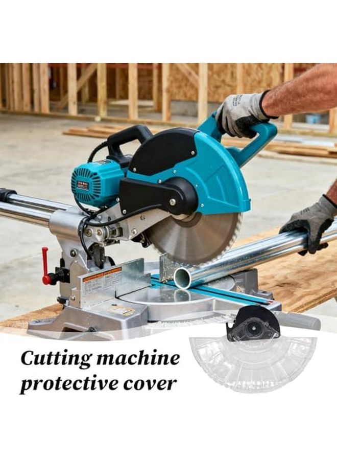 10 بوصة واقي قرص طاحونة زاوية شفاف غطاء غبار الألومنيوم أداة سلامة النجارة - Image 3