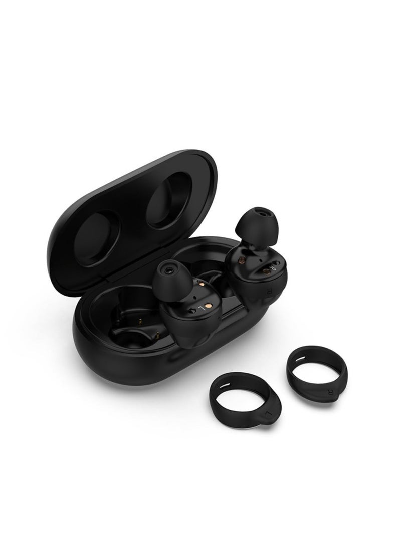 Replacement Wingtip and Ear Tip Set Compatible with Galaxy Buds/Galaxy Buds+ Plus (Black)