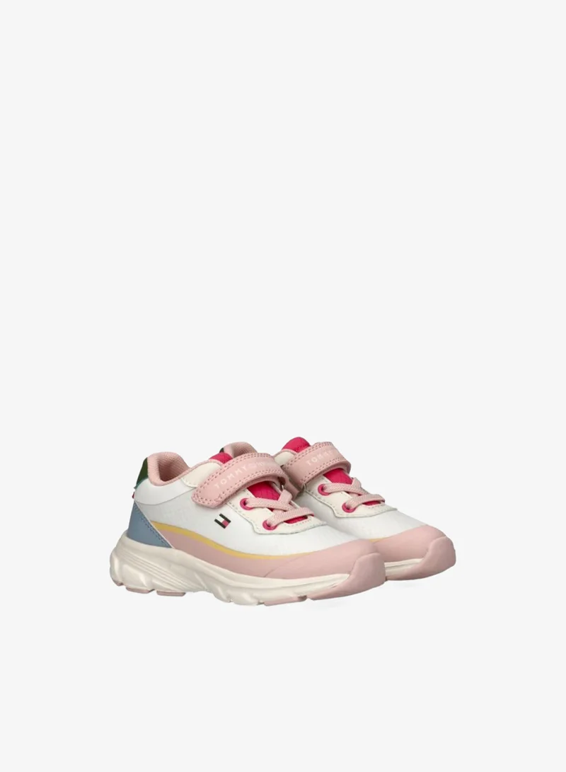 Tommy Hilfiger Kids Low Top Lace Up And Velcro Sneakers