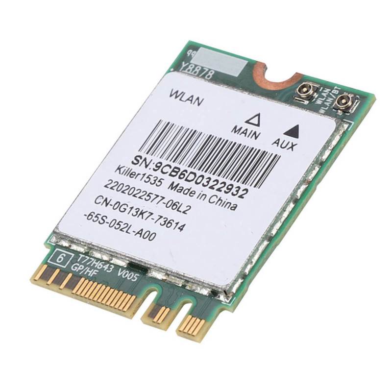 بطاقة شبكة لاسلكية Killer Wireless-AC 1535 مزدوجة النطاق 2.4 جيجاهرتز و5 جيجاهرتز - 802.11ac بلوتوث NGFF للألعاب عبر الإنترنت - Image 3