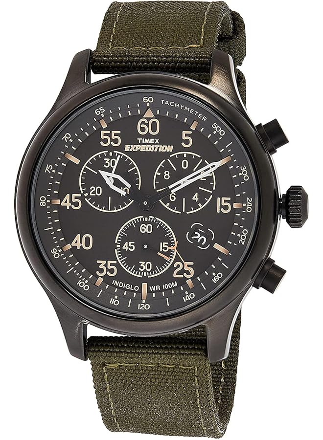 TIMEX Men Expedition Field Chronograph 43Mm Watch Tw4B10300 - Image 1