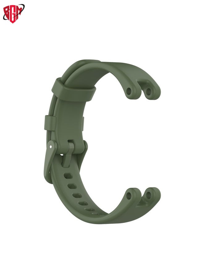 BGM Watch Band Strap For Garmin Lily Silicone Watch Band with Dismantling Tools(Dark Green)  - Image 4