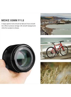 Meike 85mm f1.8 Wide Aperture Full Frame Auto Focus Telephoto Lens for Nikon F Mount DSLR Camera and Compatible with Nikon APS-C Cameras D610 D750 D780 D810  - Image 5