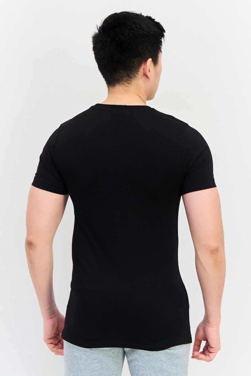 Puma x One8 Men Sportswear Fit Brand Logo Short Sleeves Training T-Shirt, Black - Image 3