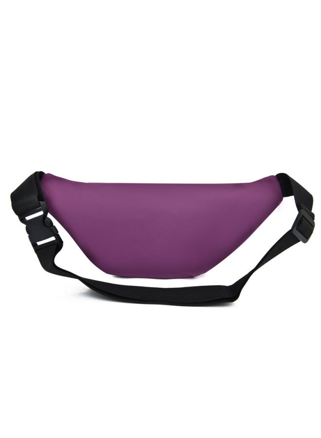 Sports Waist Bag Men's And Women's Waterproof Mobile Phone Bag Korean Fashion Waist Bag Leisure Large Capacity Waist Bag Wholesale-Color:Brown - Image 4