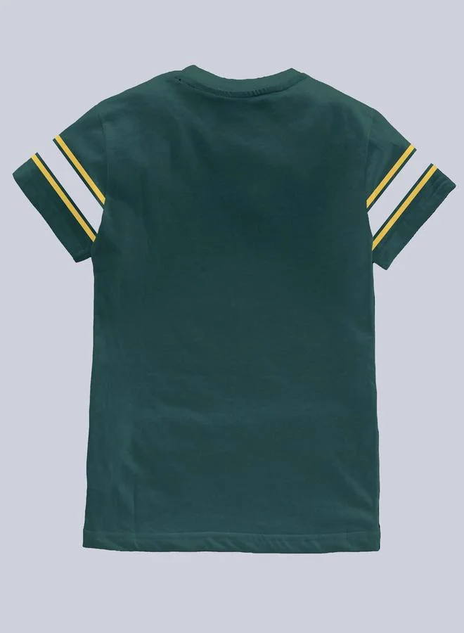 كوديز تيشيرت أطفال بطبعة جرافيك خضراء