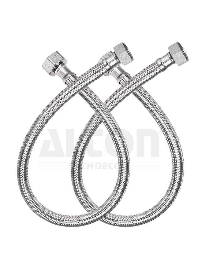 ALTON ALT2005, SS-304 Grade 18-INCH, Connection Pipe, Grey (2-Piece Set)