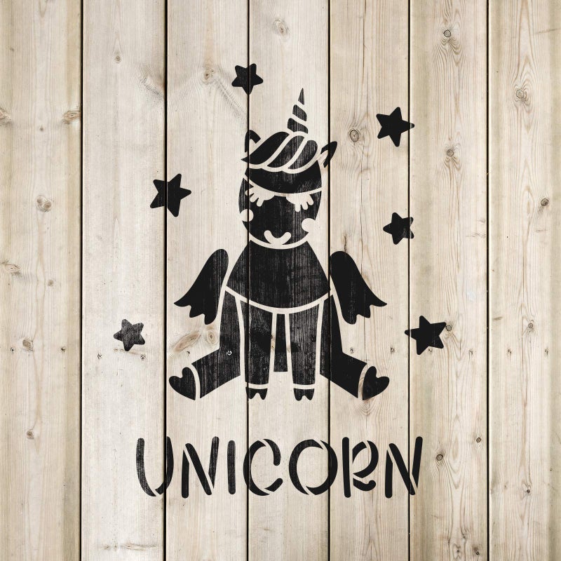 Stencil Revolution Unicorn with Stars Stencil - Easy-to-Use for Dreamy, Imaginative Artworks, Unicorn with Stars Stencil Template - Image 4