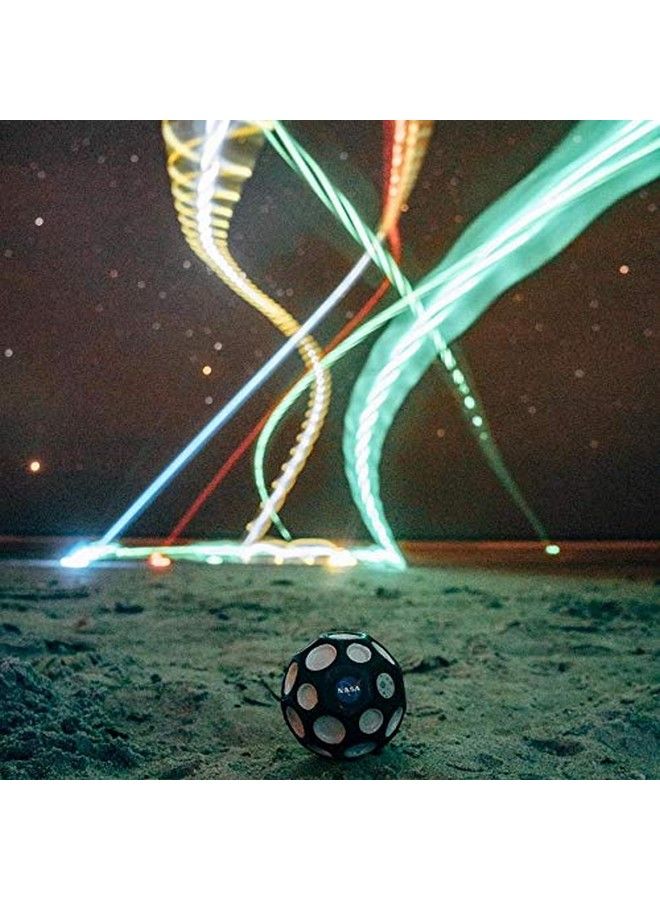 Waboba Moon Ball Super High Bouncing Ball Neon Coloured Indoor And Outdoor Ball Ages Make Pop Sounds Easy To Grip (Nasa) - Image 5
