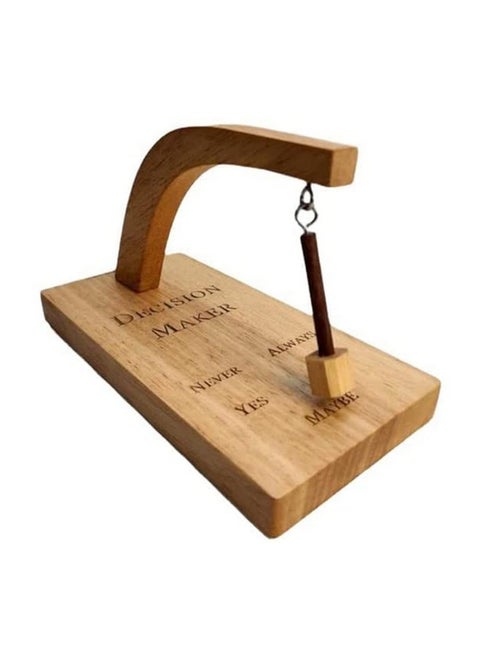 Creative Magnetic Decision Maker Wooden Decision Maker Magnetic Swing Pendulum Decision Desk Tabletop Game Toy Magnetic Wobbler Swing The Pendulum And Find The Answer To Your Question