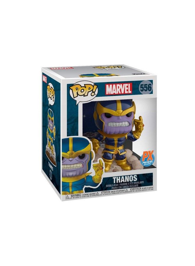 Funko بوب! أبطال مارفل: تمثال ثانوس سناپ 6 إنش فاخرة من الفينيل متعدد الألوان - Image 3