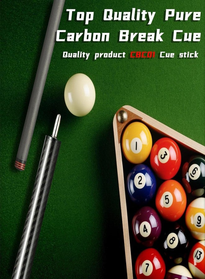 CROWN ME Carbon Fiber Break Pool Cue Stick 20OZ Weight, 13mm Tip Break Carbon Fiber cue, 58" Cue Stick - Image 3