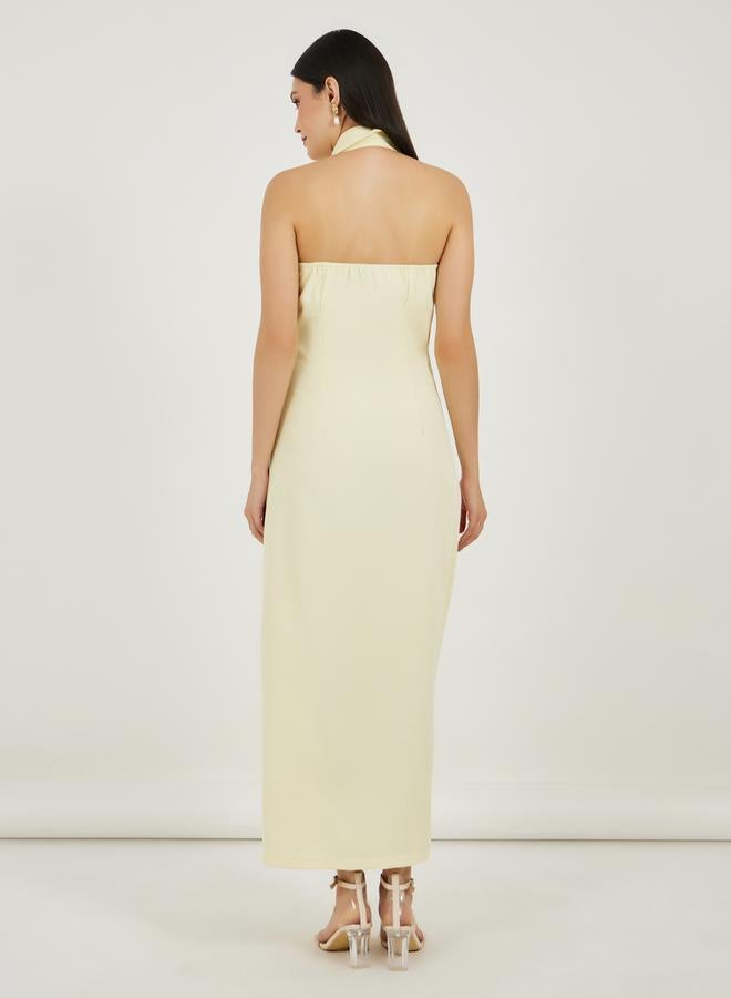 Styli Halter Blazer Maxi Dress  - Image 5