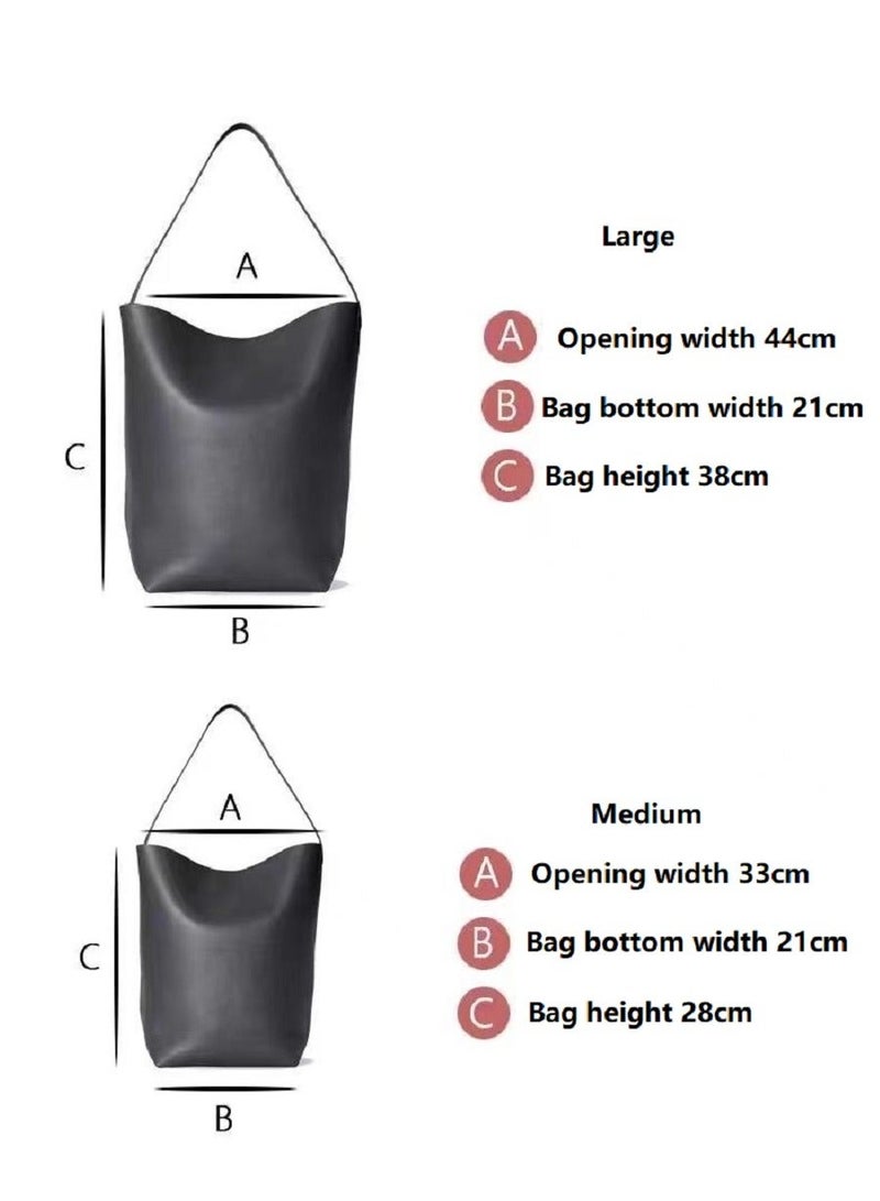 TR THE ROW N/S Park leather tote - Image 5
