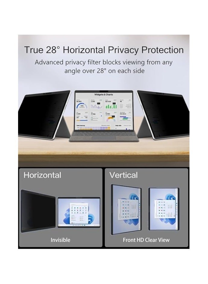 Privacy Screen Compatible with Microsoft Surface Book 3 13.5 inch Tablet Laptop - Detachable Surface Book 3 Privacy Screen Protector, Matte Finish Anti-Glare - Image 3