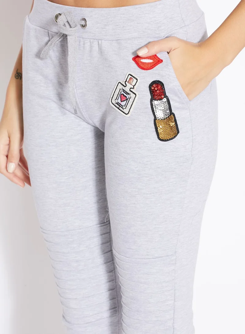 Ginger Badge Joggers Set