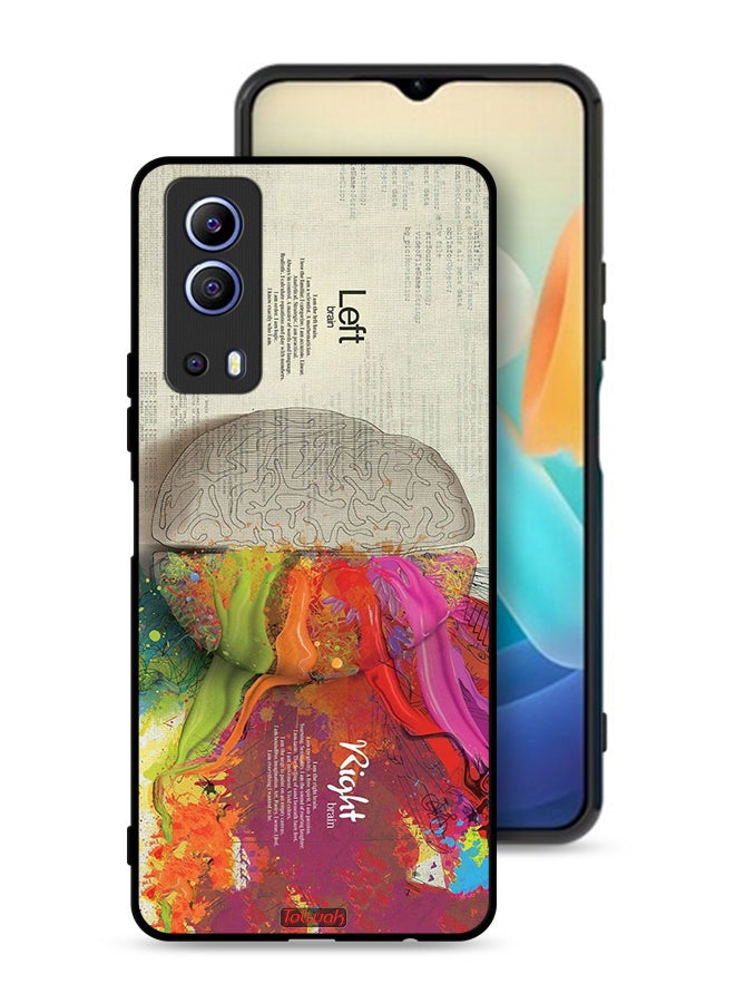 Tolwak Vivo Y72 5G Protective Case Cover Abstract Brain Science Artwork - Image 1